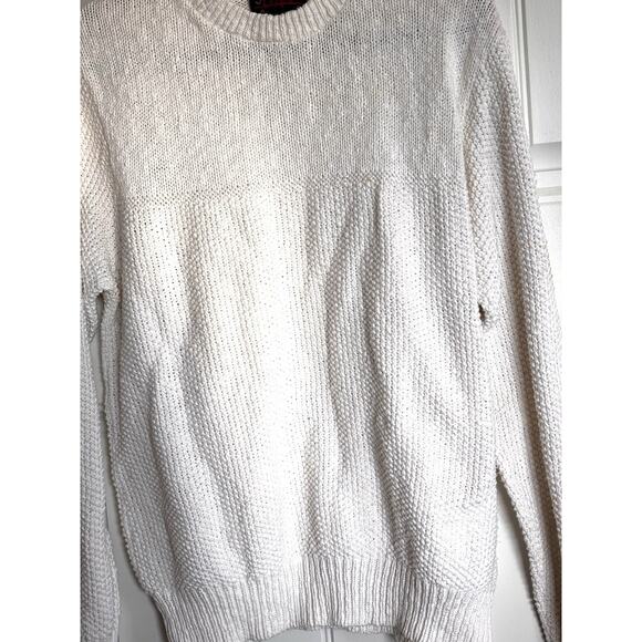 Vintage Lake Harmony Rowing Club Men’s White Fisherman’s Sweater XL Made In USA - Picture 3 of 9